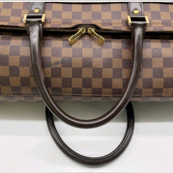 SALE! Auth Louis Vuitton Damier Ebene Nokita Grans Model Travel Bag/Suitcase - Picture 9 of 16